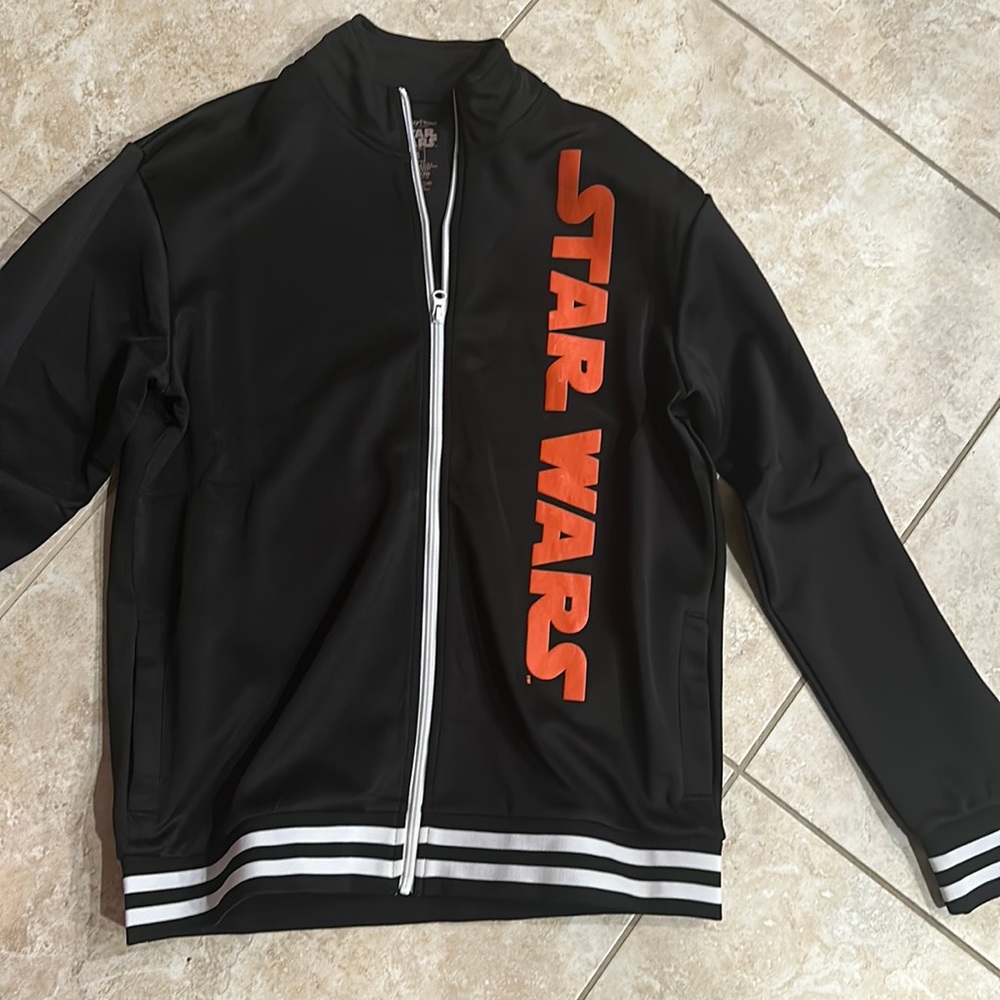 Disneys Star Wars black weather jacket.